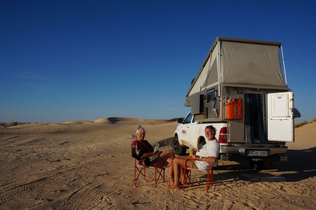 Campspot in der Sahara