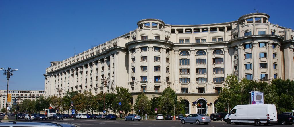Die Gebäude der Bediensteten von Ceausescu