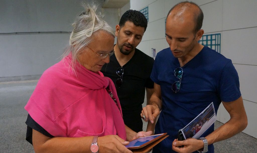 Algerische Besucher erklären uns die Istanbul Card und die Metro
