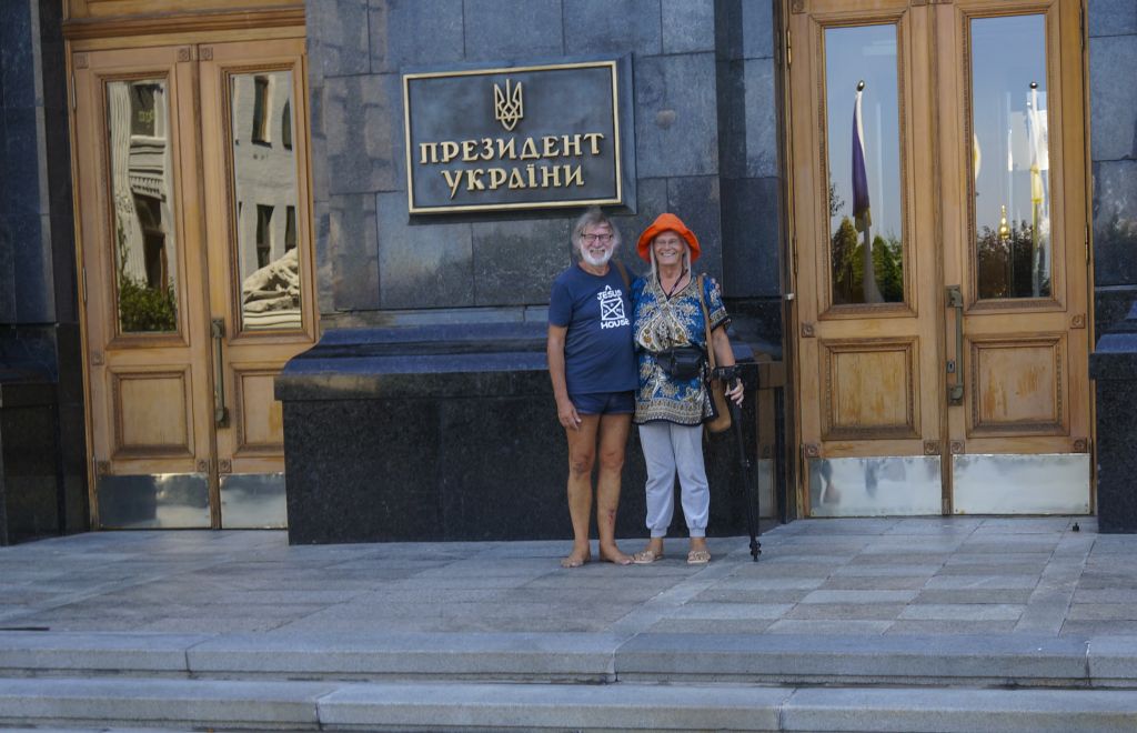 An den Türen des Parlaments von Poroschenko
